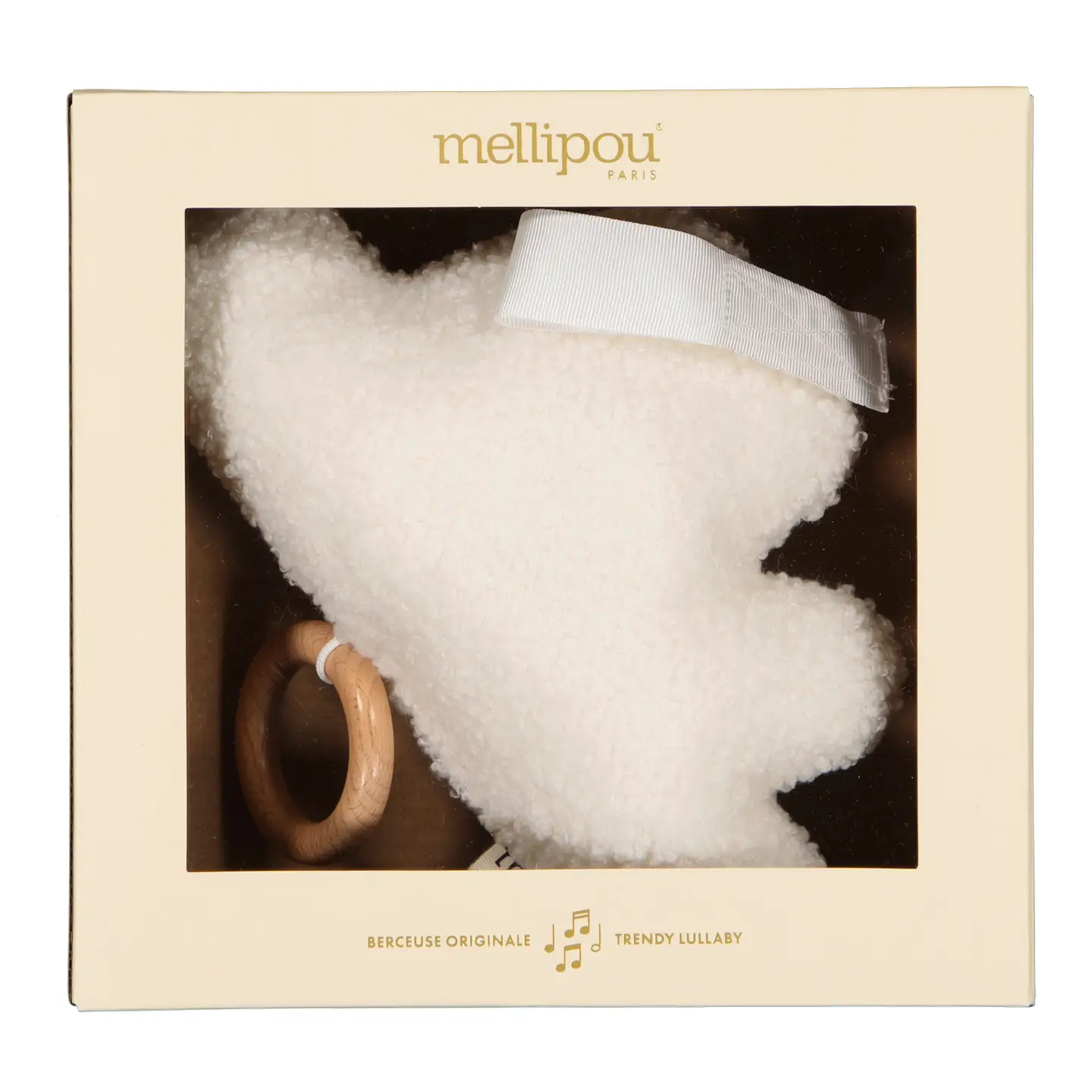 Mellipou – Mini nuage musical blanc – Stevie Wonder »I just called to say I love you » – Image 4