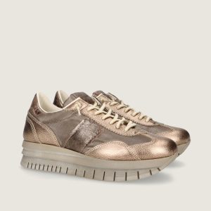 Zapatos Steffi Dorados Pieles metalizadas