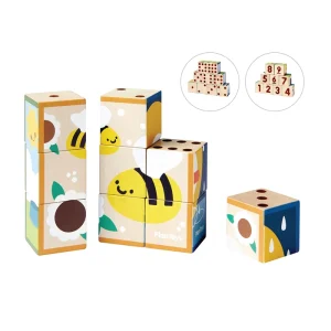 Plantoys – Puzzle cubes animaux