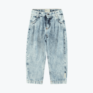 Pantalon mum denim délavé – Piupiuchick