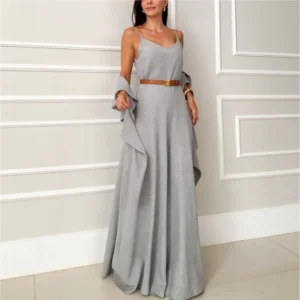 Fauve | Robe élégante sans manches pour femmes