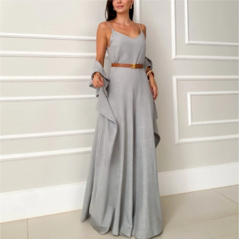 Fauve | Robe élégante sans manches pour femmes