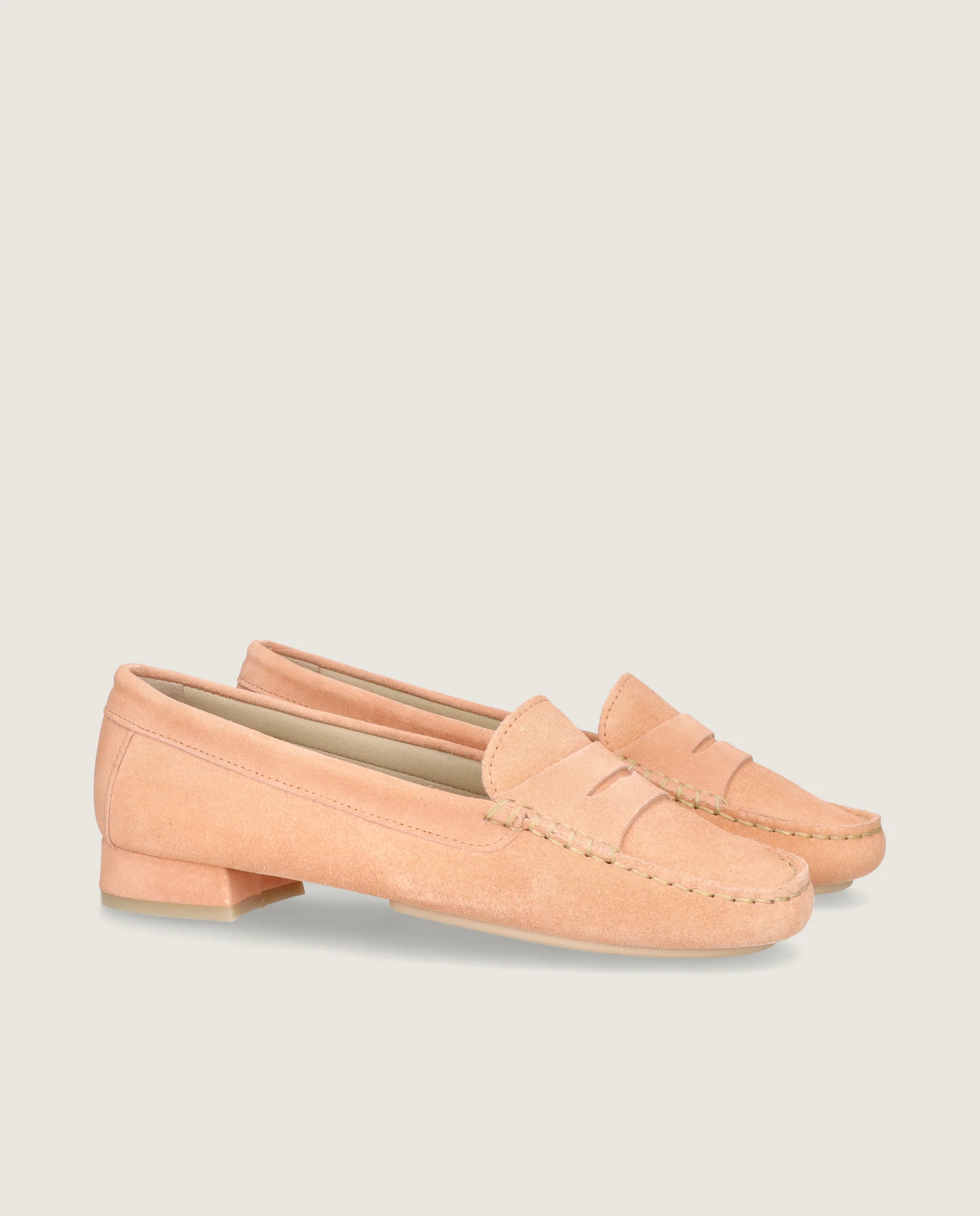 Mocasines Henrietta Naranjas Ante