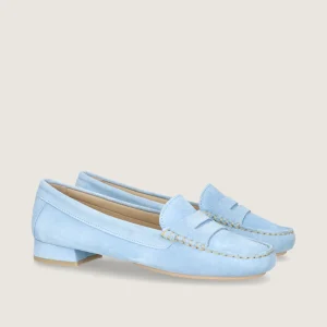 Mocasines Henrietta Azules Ante