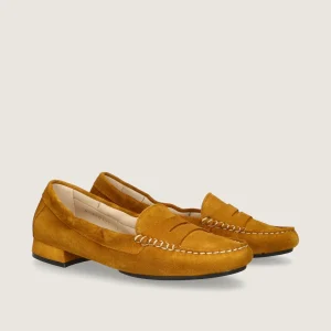 Mocasines Henrietta Amarillos Ante