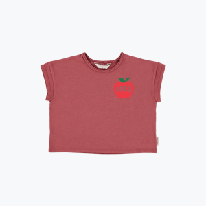 T-shirt bordeaux pomme – Piupiuchick