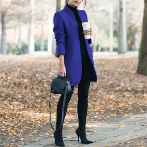 Élise | Blazer D'hiver Long Et Étroit Pour Femmes