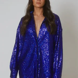 Béatrice | Blouse élégante à paillettes