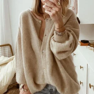 Emma | Cardigan Surdimensionné Boutonné