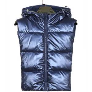 Attrait Paris – Capuche doudoune réversible – Bleue