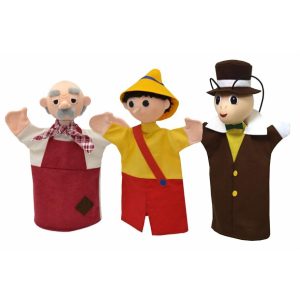 Set 3 Marionnettes Pinocchio – Trousselier