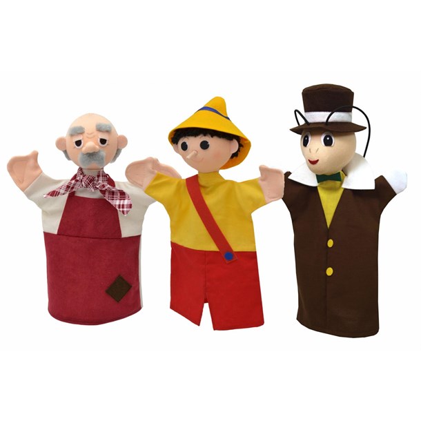 Set 3 Marionnettes Pinocchio – Trousselier