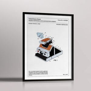 Affiche « Appareil photo Polaroïd » – L&rsquo;Affiche Technique