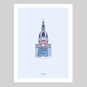 Affiche « Tour Lu Nantes » – Pixel Fab
