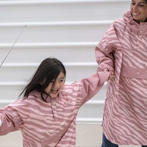 Poule Party – Poncho de Pluie – Zebra