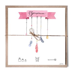 EM créations – Carte de voeux, Bienvenue – ZOE