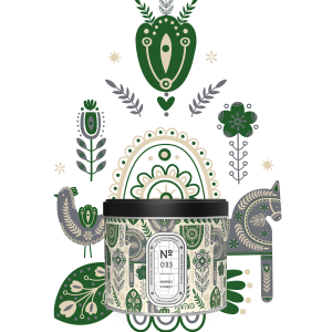 Hello Candle – Bougie métal – Nordic Forest