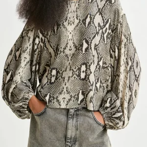 TOP ESSENTIEL ANTWERP INEMY BALLOON SLEEVE TOP