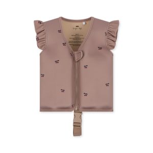 Gilet flotteur à volants en néoprène cherry- Konges Slojd