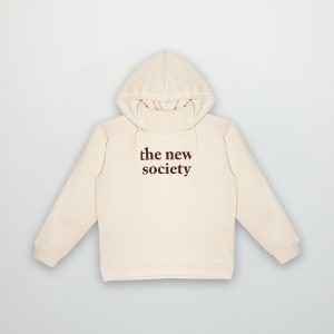Hoodie Logo Flock – The New Society