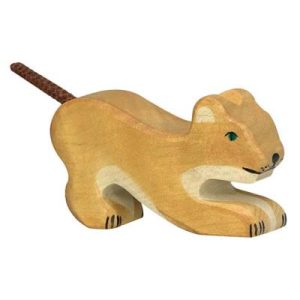 Figurine en bois Lionceau – Holztiger