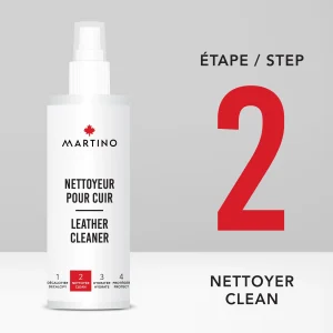 Étape 2 - Nettoyeur en spray pour cuir