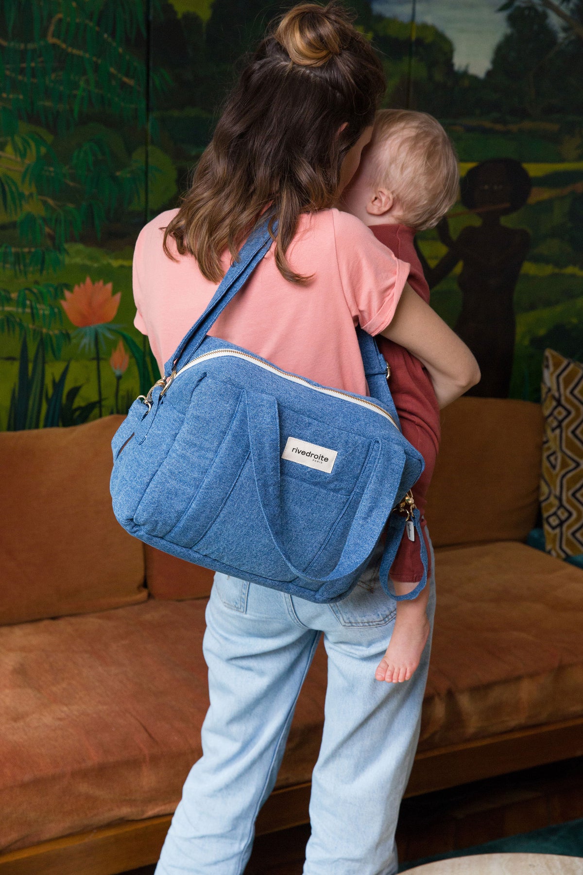 Sac à langer mini Darcy demin – Rive Droite – Image 5