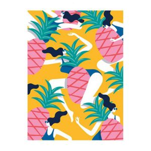 Affiche « Pineapple orgy » – Sergeant Paper