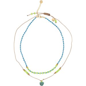 Collier vert et bleu – Piupiuchick