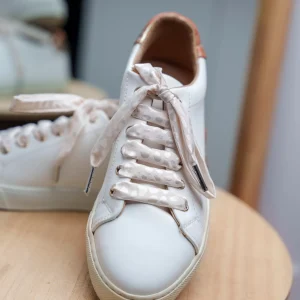 Mon Lacet Français – Lacet 90cm Léopard Blanc