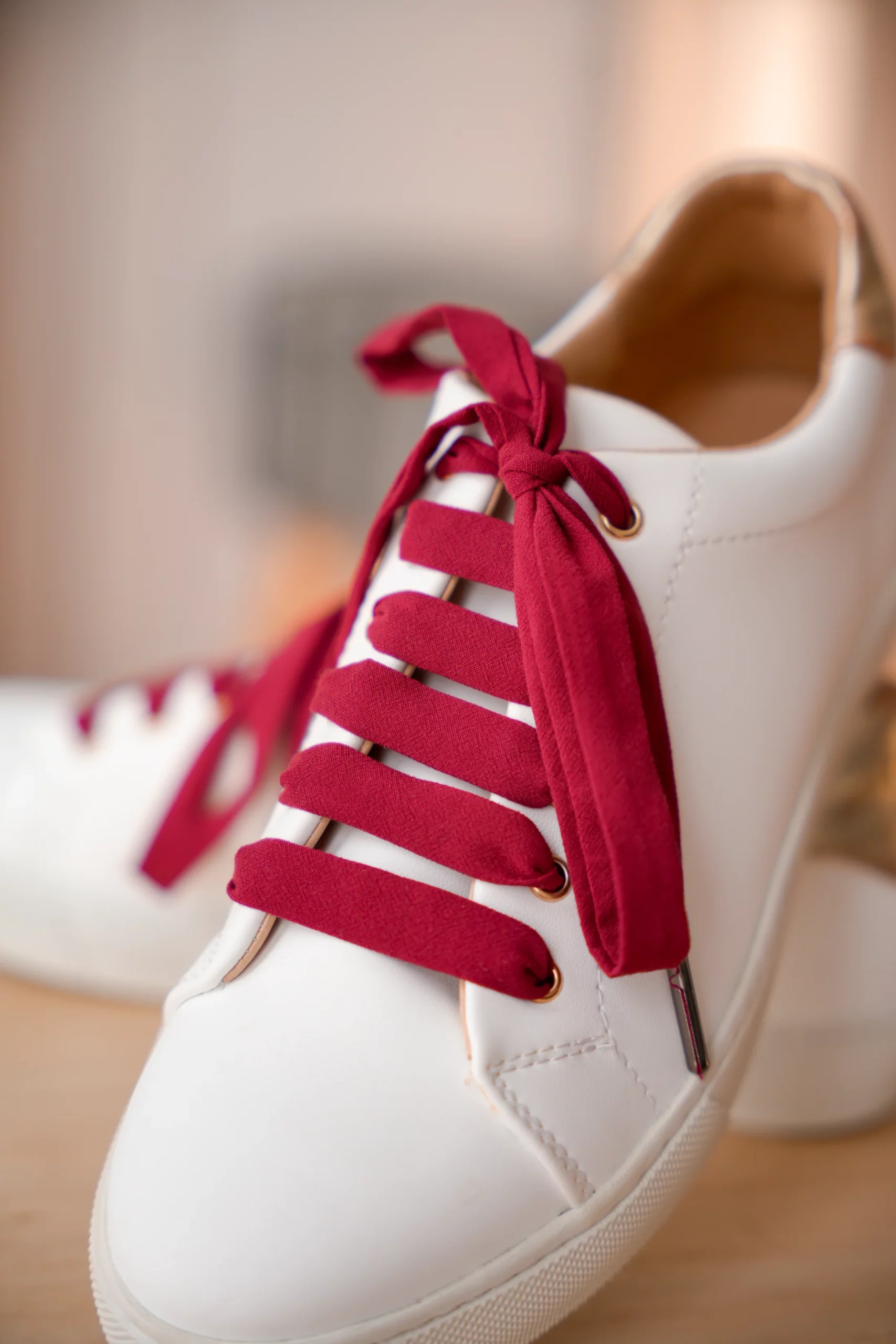 Mon Lacet Français – Lacet 90cm Uni Bordeaux – Image 4