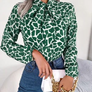 Céline | Blouse élégante avec nœud