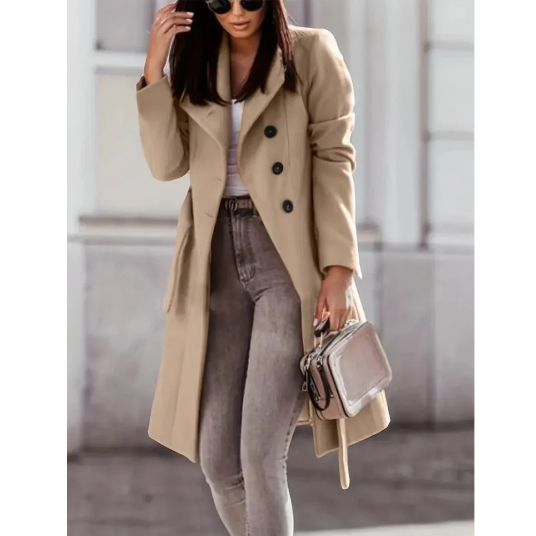 Emma | Long Trench Chaud Manteau