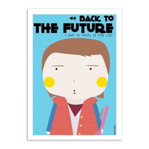 Affiche « Retour vers le futur » – Wall Editions