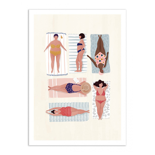 Affiche « Beach goddess » – Wall Editions