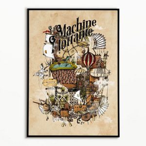 Affiche « La Machine flottante » – Mâtcha Designs