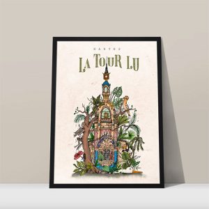 Affiche « La Tour Lu » – Mâtcha Designs