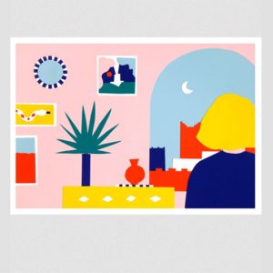 Affiche d&rsquo;art « Les amoureux » – Sergeant Paper