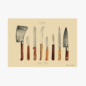 Affiche d&rsquo;art « Les Couteaux » – Sergeant Paper