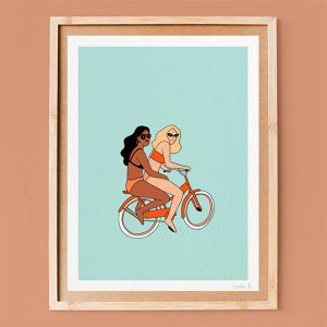 Affiche « Vintage Bike » – Loréline B