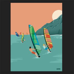 Affiche « Windsurf » – Zehpur