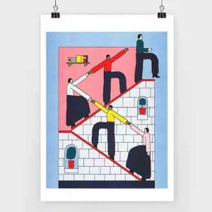 Risographie « Le progrès c’était mieux avant » – Kiblind Atelier