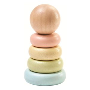 Anneaux à empiler pastel – Plan toys