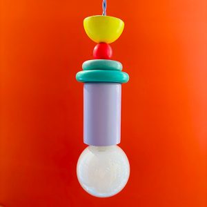 Baladeuse fil torsadé violet – Mimistudio