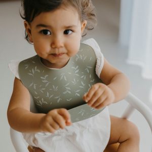 Zakuw – Bavoir en silicone – Feuillages