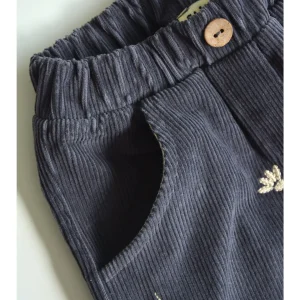 Eli & Nev – Pantalon en velours côtelé bleu