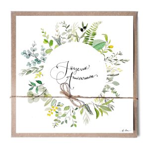 EM créations – Carte de voeux, Joyeux anniversaire – GUILIA