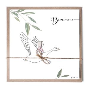 EM créations – Carte de voeux, Bienvenue – INES