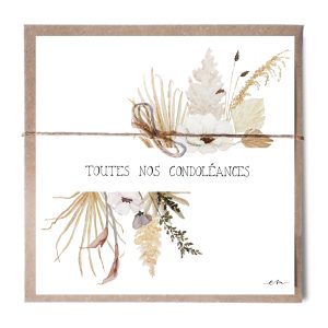 EM créations – Carte de voeux, Condoléances – MILA