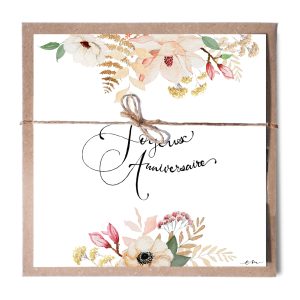 EM créations – Carte de voeux, Joyeux anniversaire – LUMIA